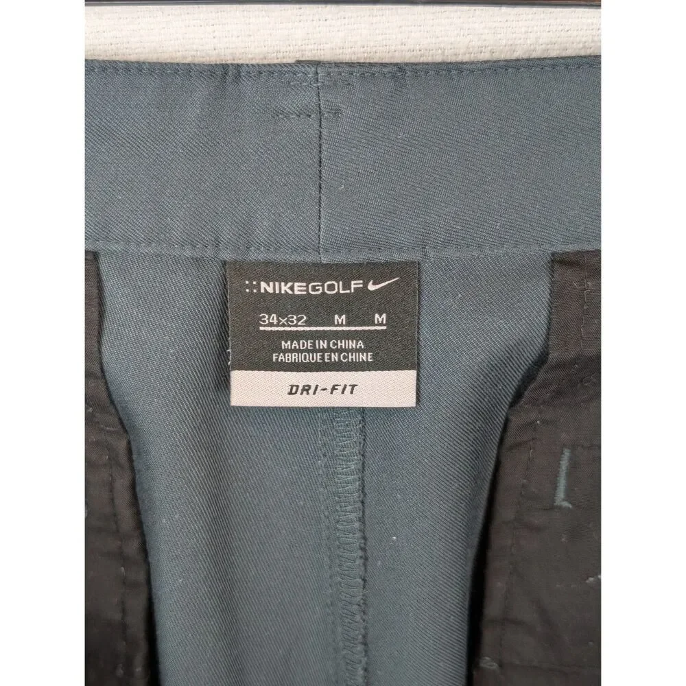 Nike Dri-Fit Golf Pants Blue Men's Size 34x32